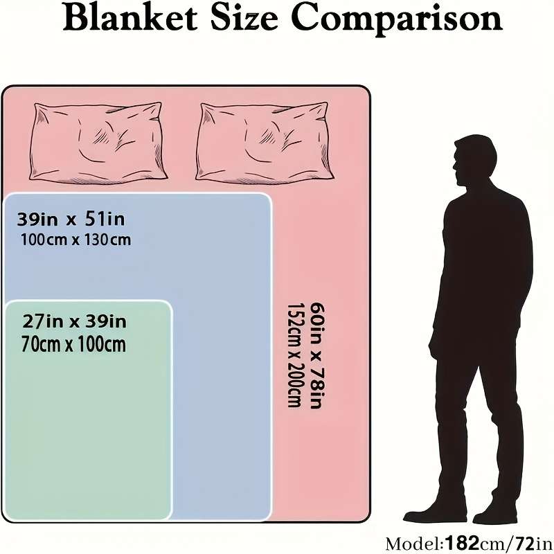 Blanket Size 100.0X129.97Cm