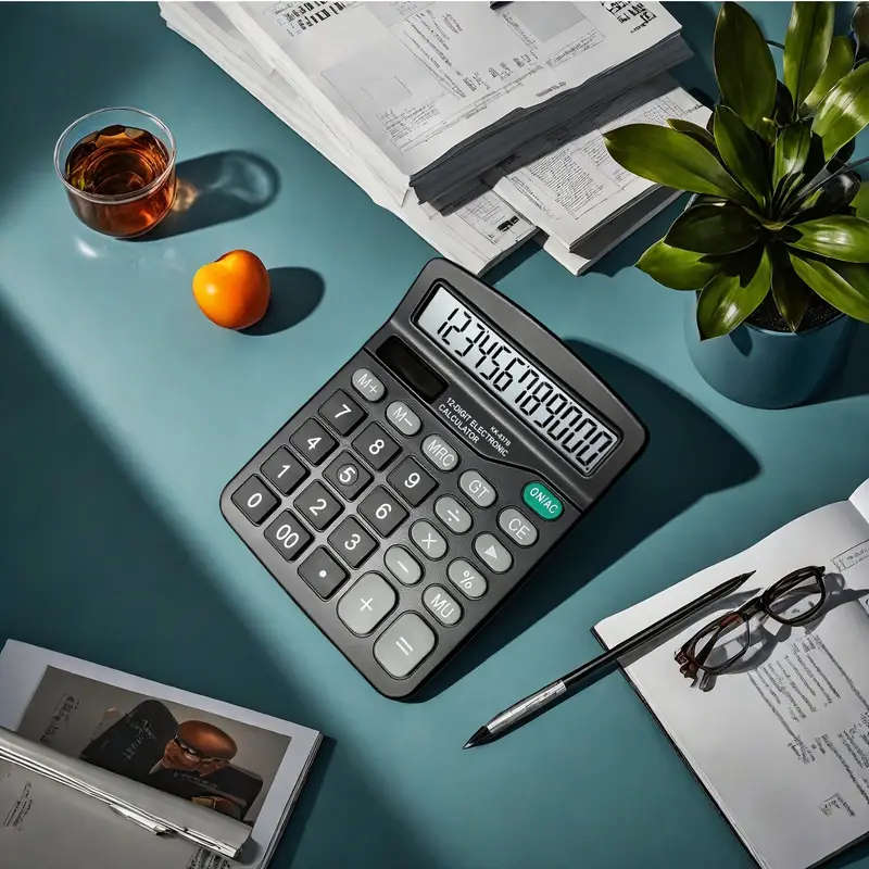 Professional Business Calculator With Large LCD Display