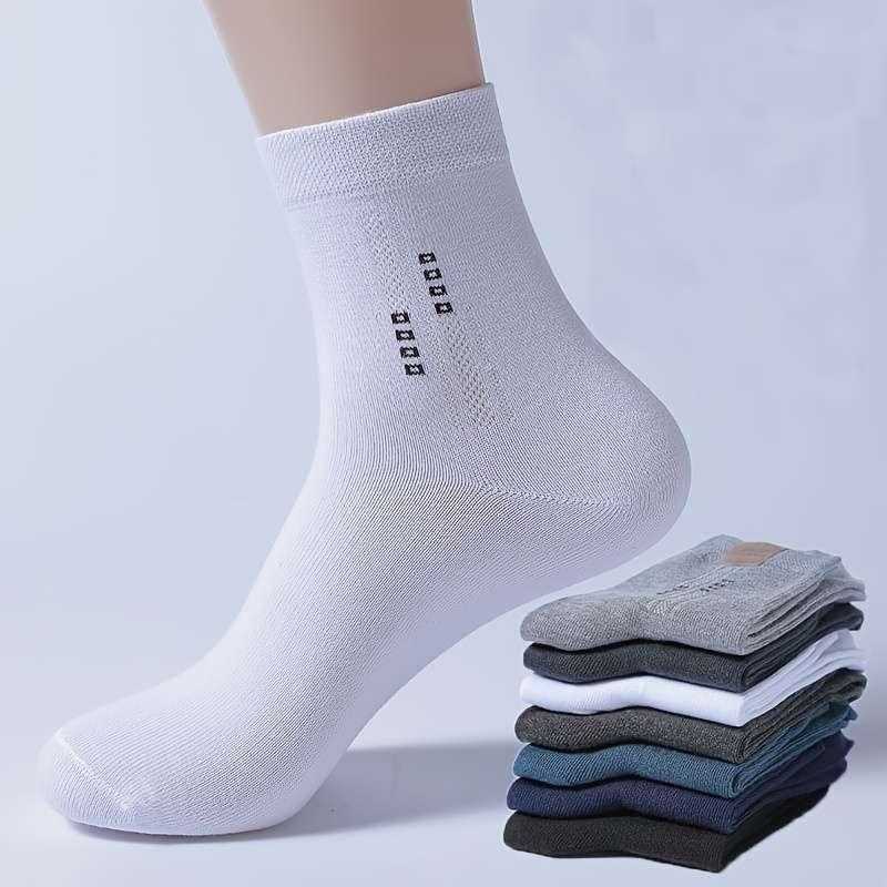 5 Pairs Mixed One Size High Elastic Socks