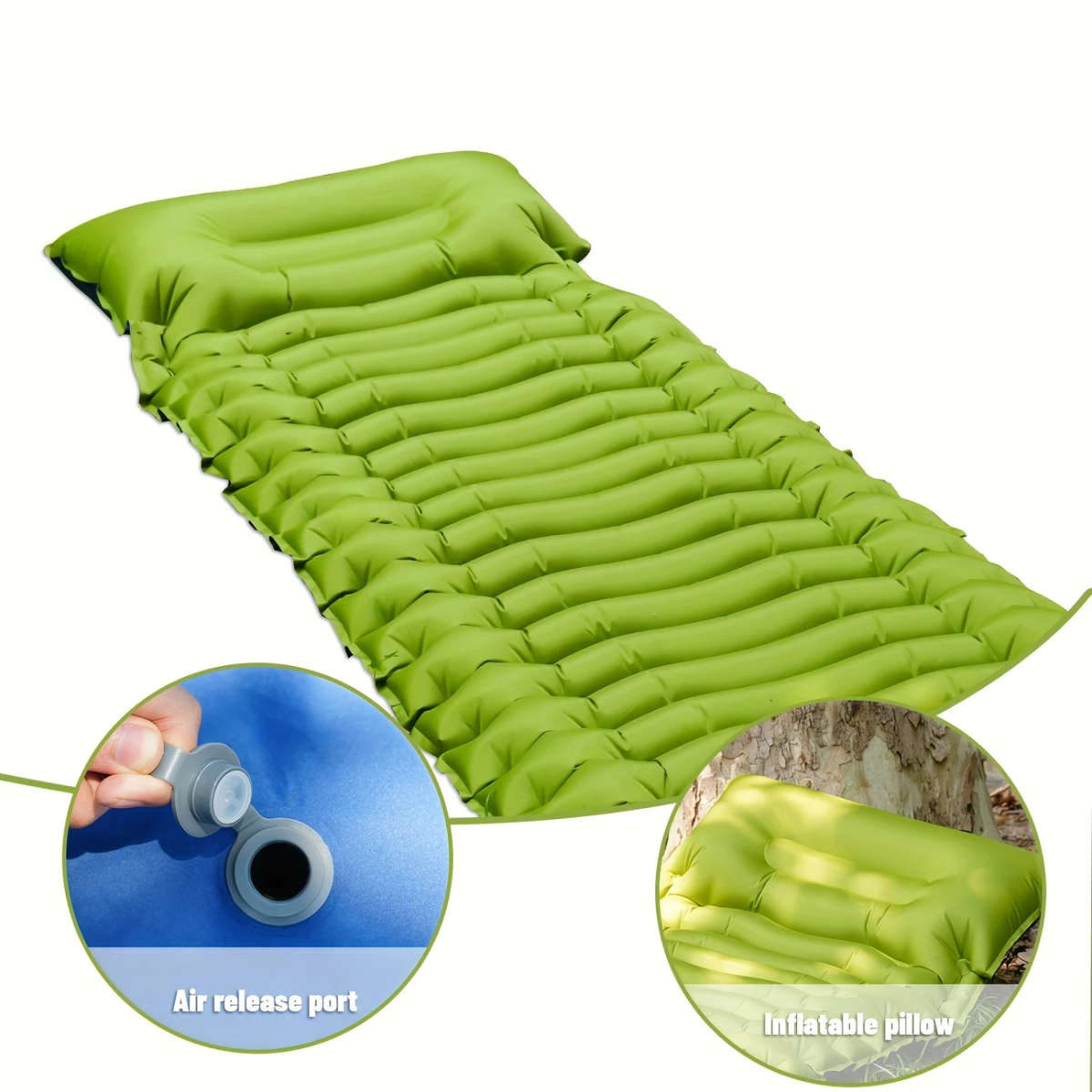 Inflatable Sleeping Pad - Lightweight Camping Mattress
