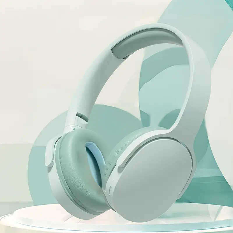 Over-Ear Wireless Headphones With Active Noise Cancellation And Built-In Microphone