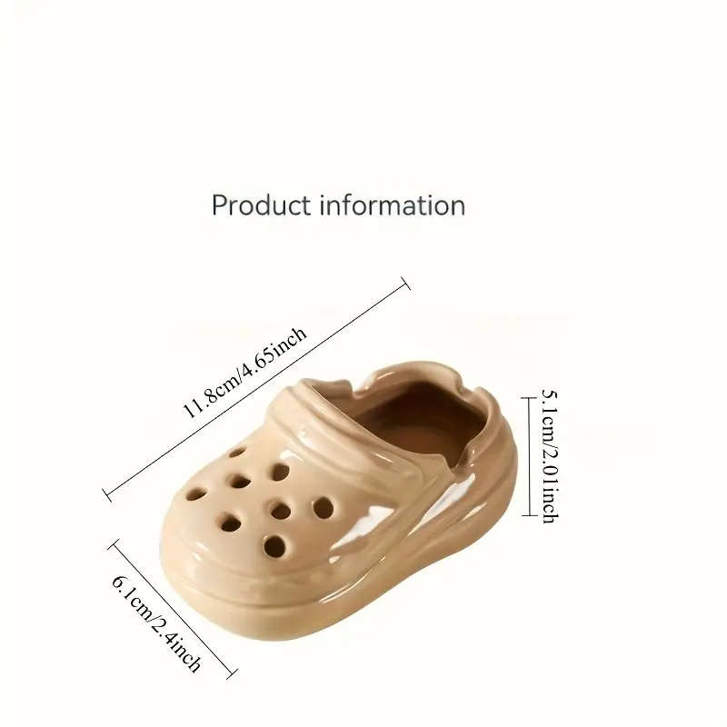 Bohemian-Style Resin Clog Ashtray