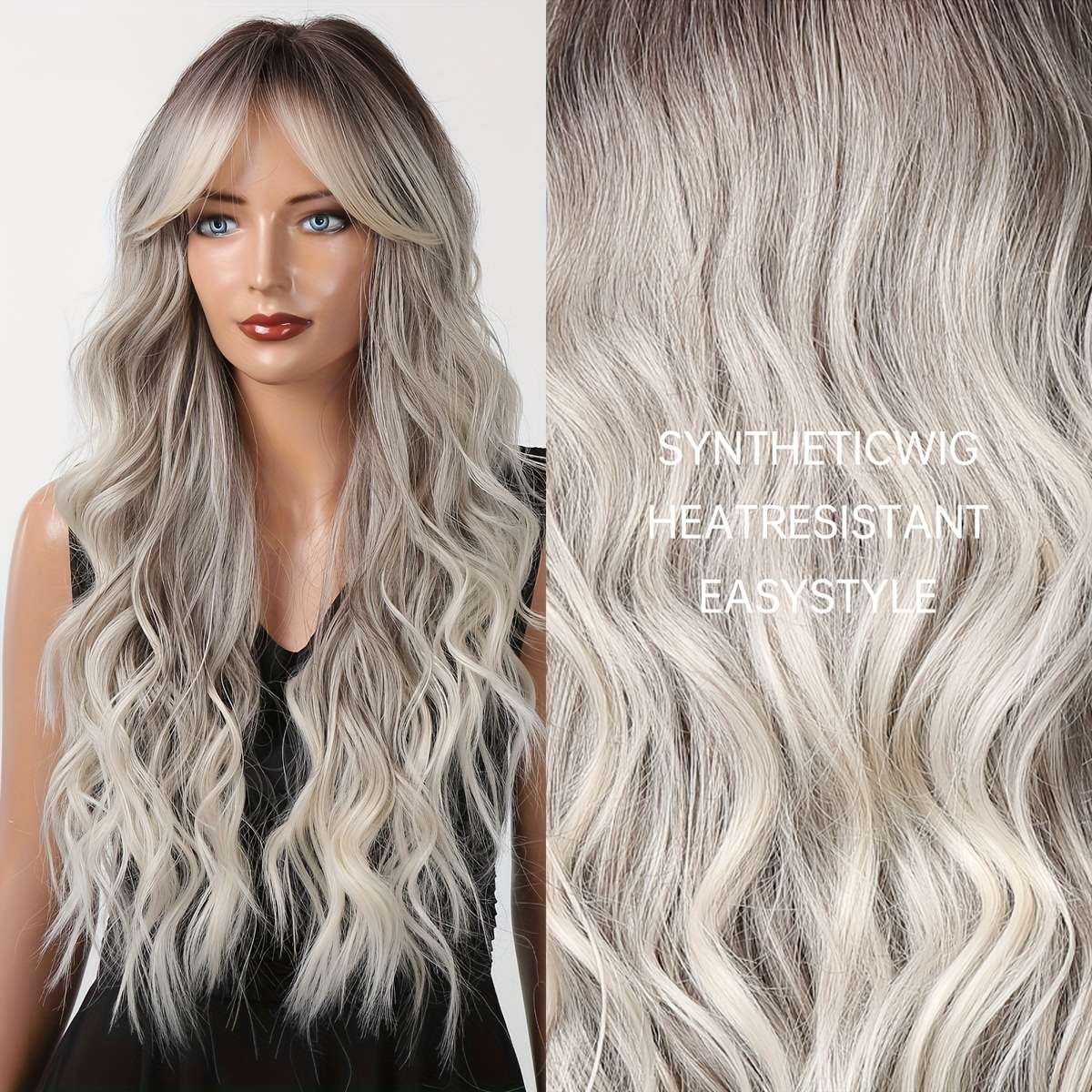 Mixed Color 66.04cm Fashion Design Wig