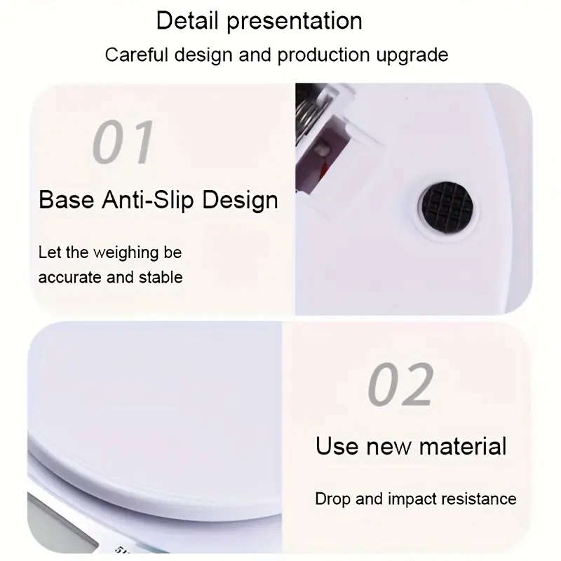 Portable Digital Kitchen Scale