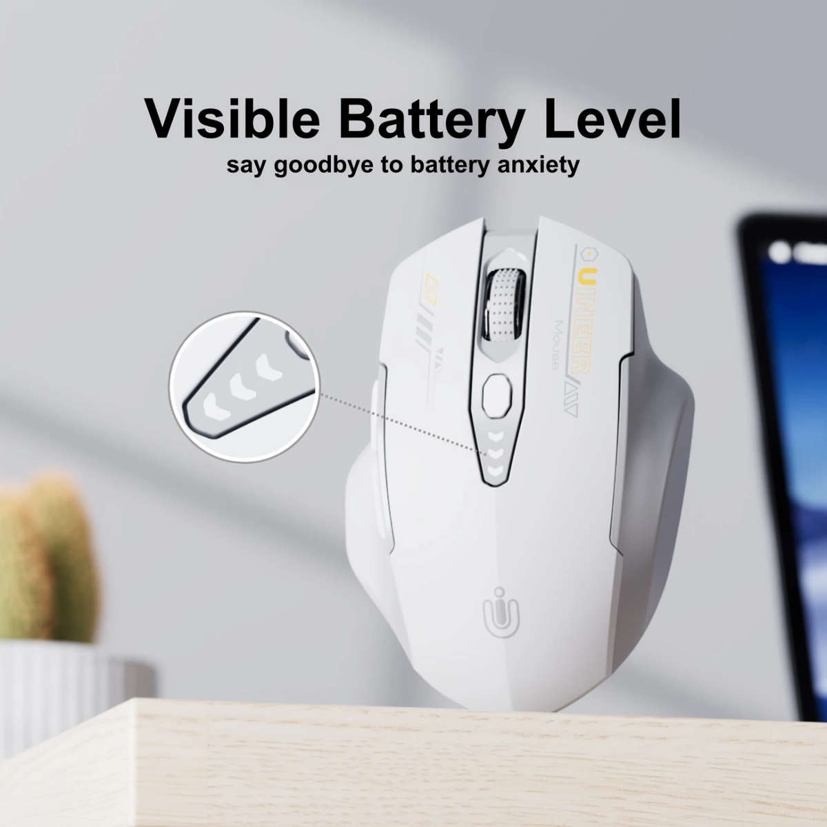 Rechargeable Ergonomic Wireless Mouse