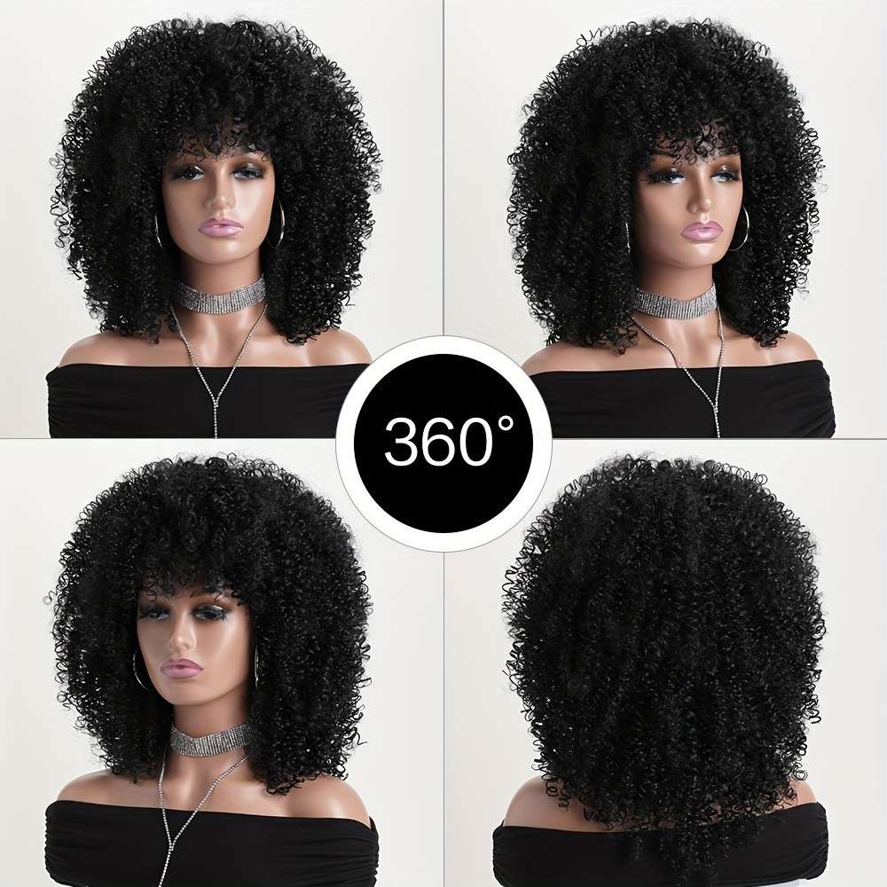 1Pc Black 40.64cm Fashion Design Wig
