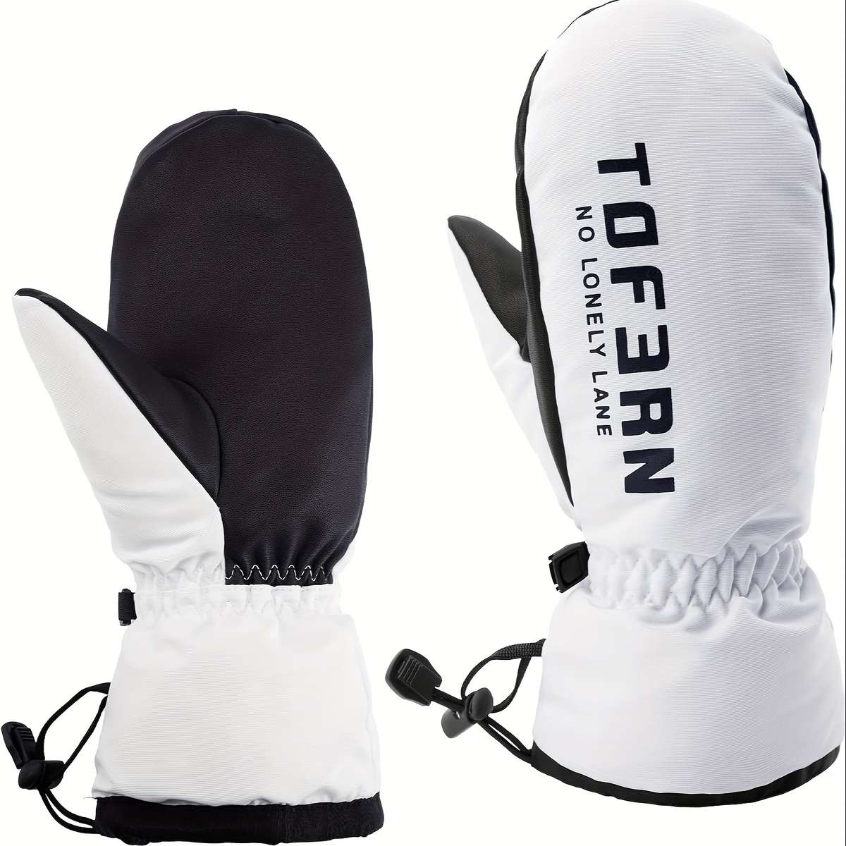 1 Pair Black Size L Warm Gloves