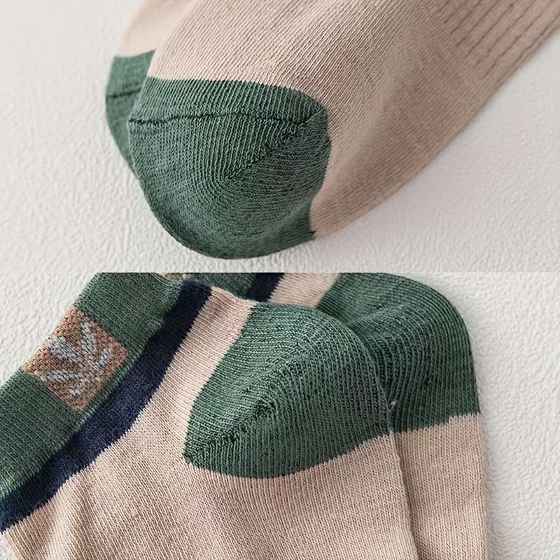 10 Pairs Of Mixed Colors One Size High Elastic Socks