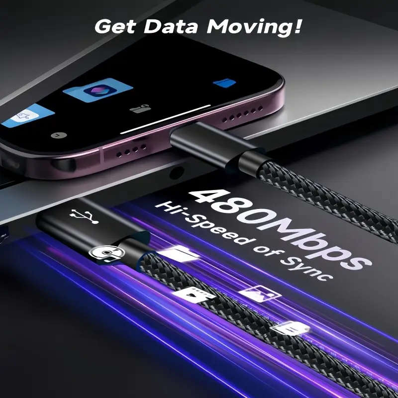 3m High-speed Type-C Charging Cable