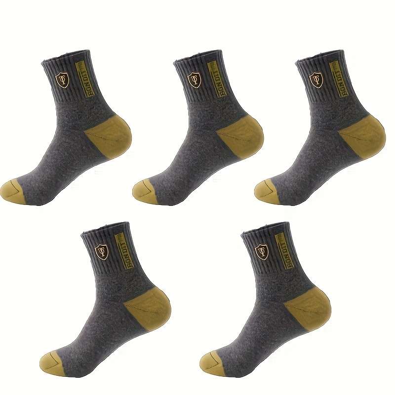 5 Pairs Mixed Color One Size High Elastic Socks