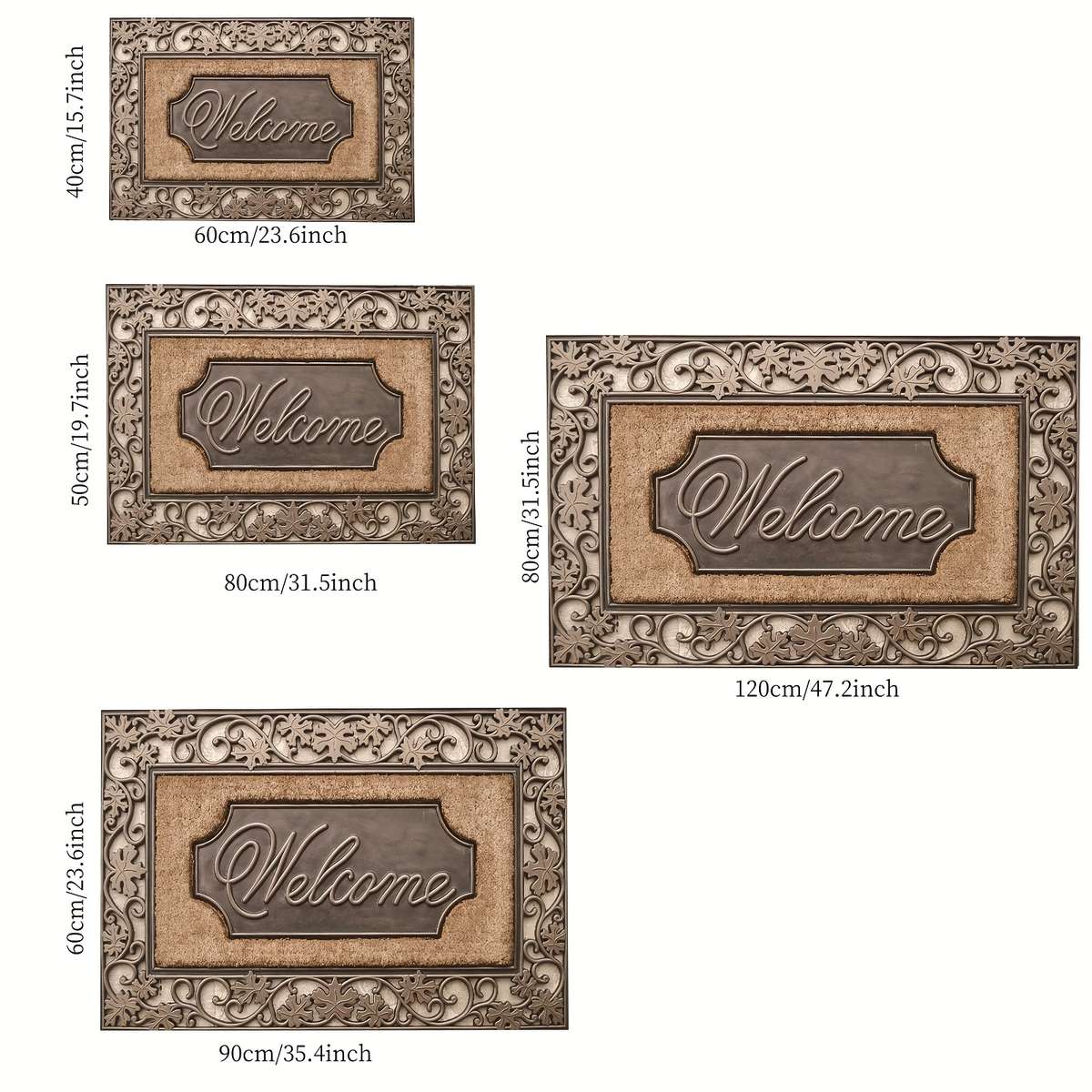 1Pc 60x90cm 23.6x35.4inch Floor Mat