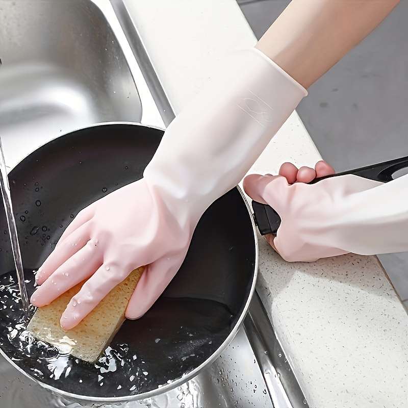 3 Pairs Mixed Color Size S Household Cleaning Gloves