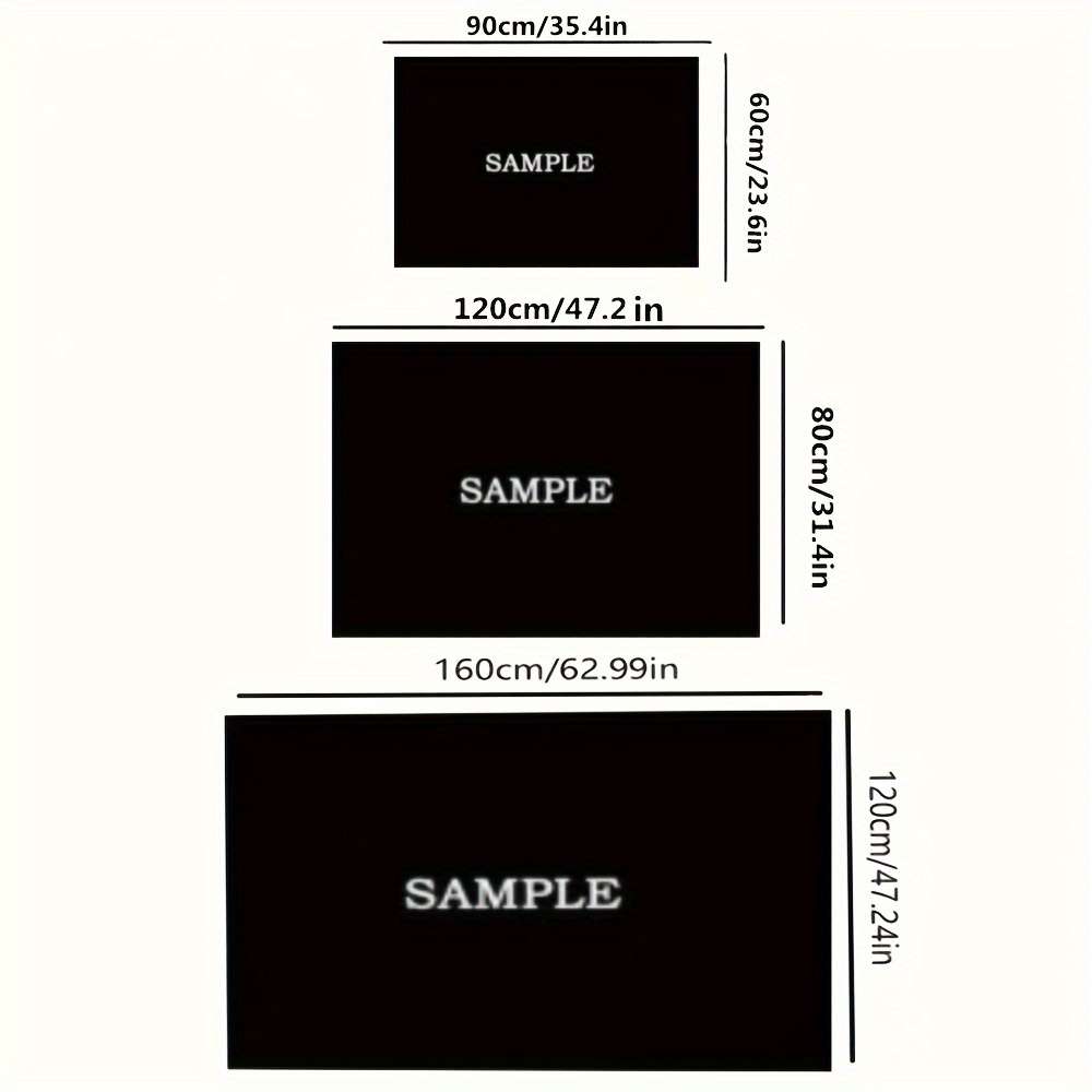 1Pc 80x120cm Floor Mat