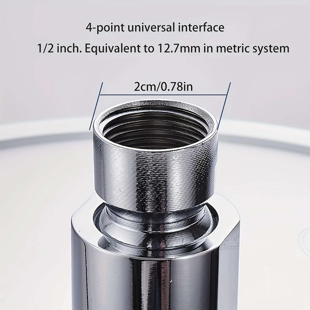 High-Pressure Stainless Steel Shower Head 20Cm