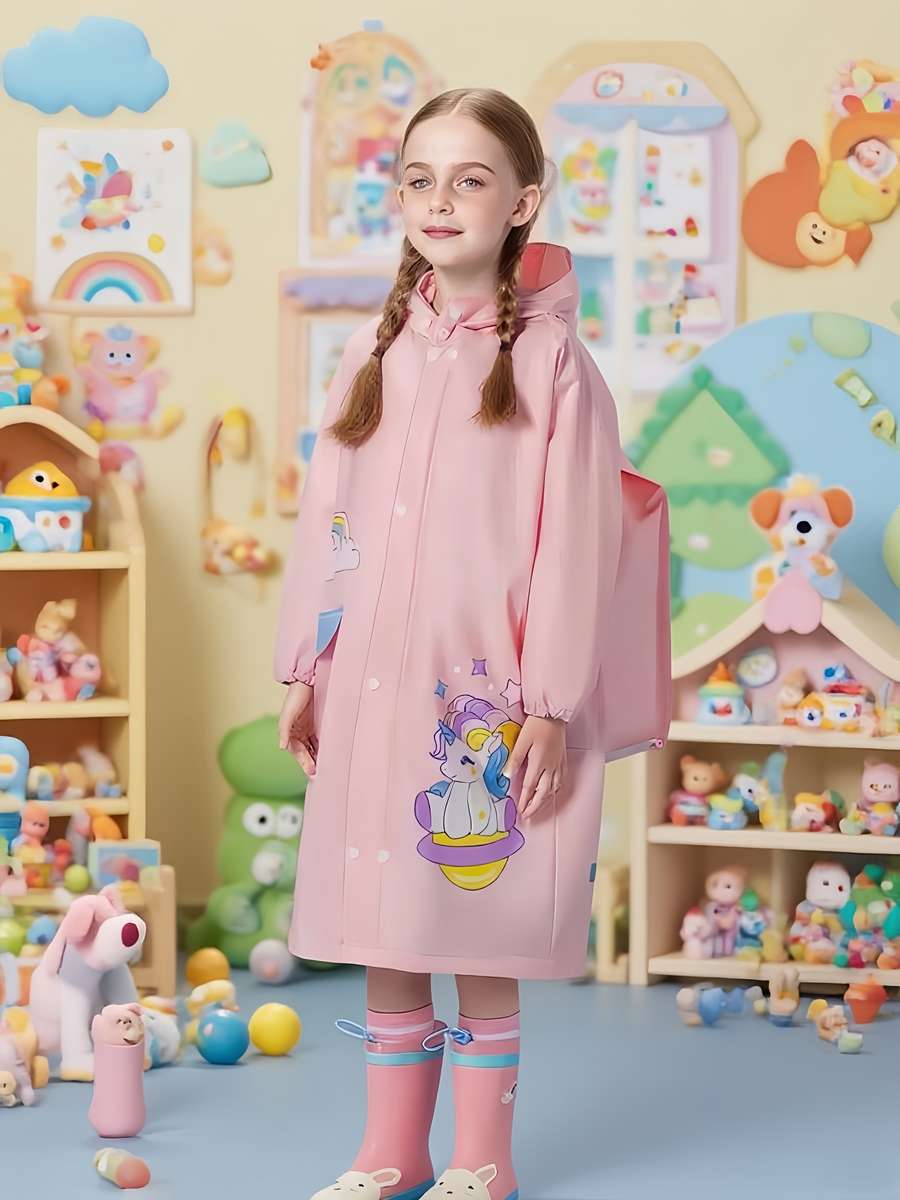 Raincoat Pink Size 6Y