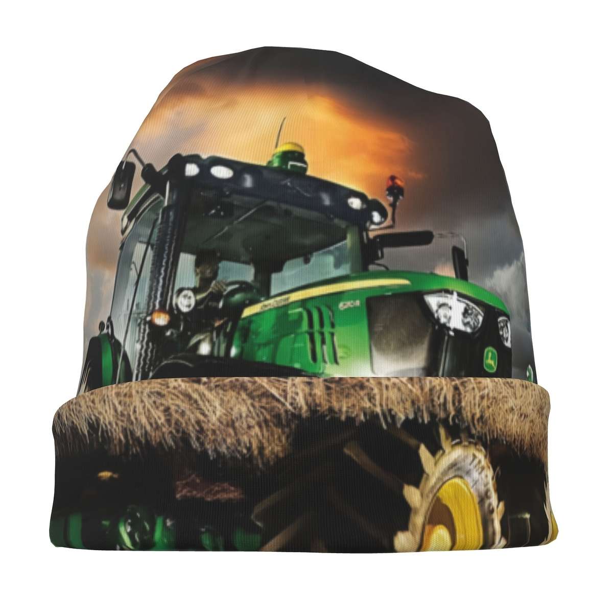 Unisex 3D Truck Thin Beanies Caps Brimless Hat For Outdoor Activity Ideal Choice For Gift