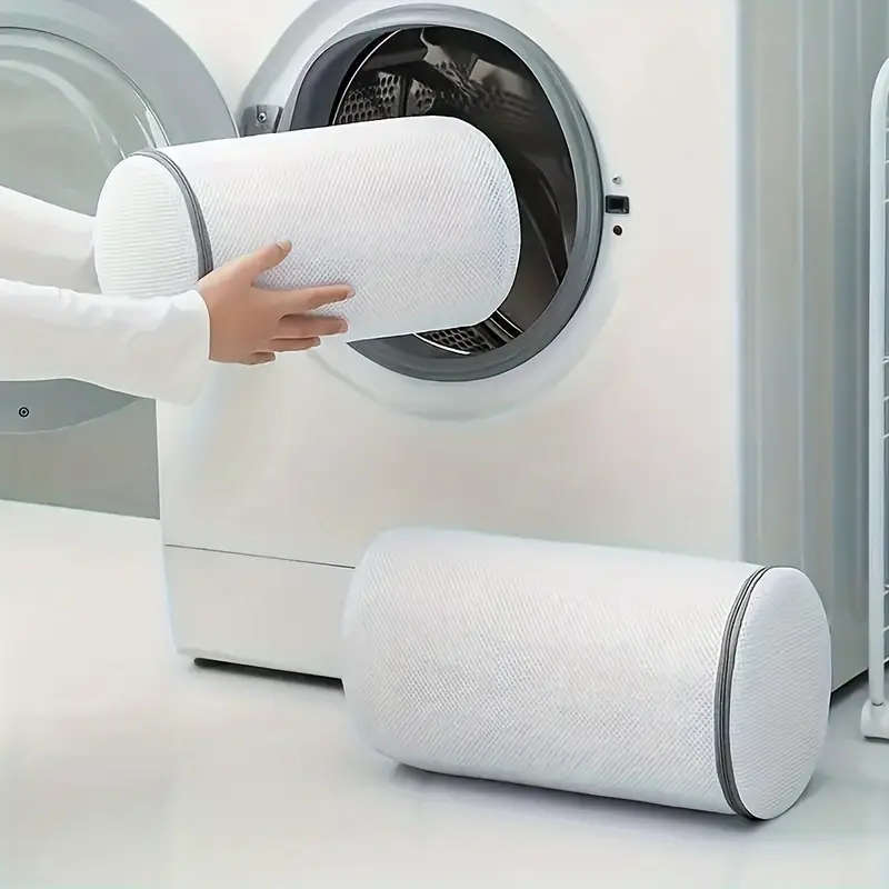 1Pc Durable Polyester Mesh Laundry Bag Organizer