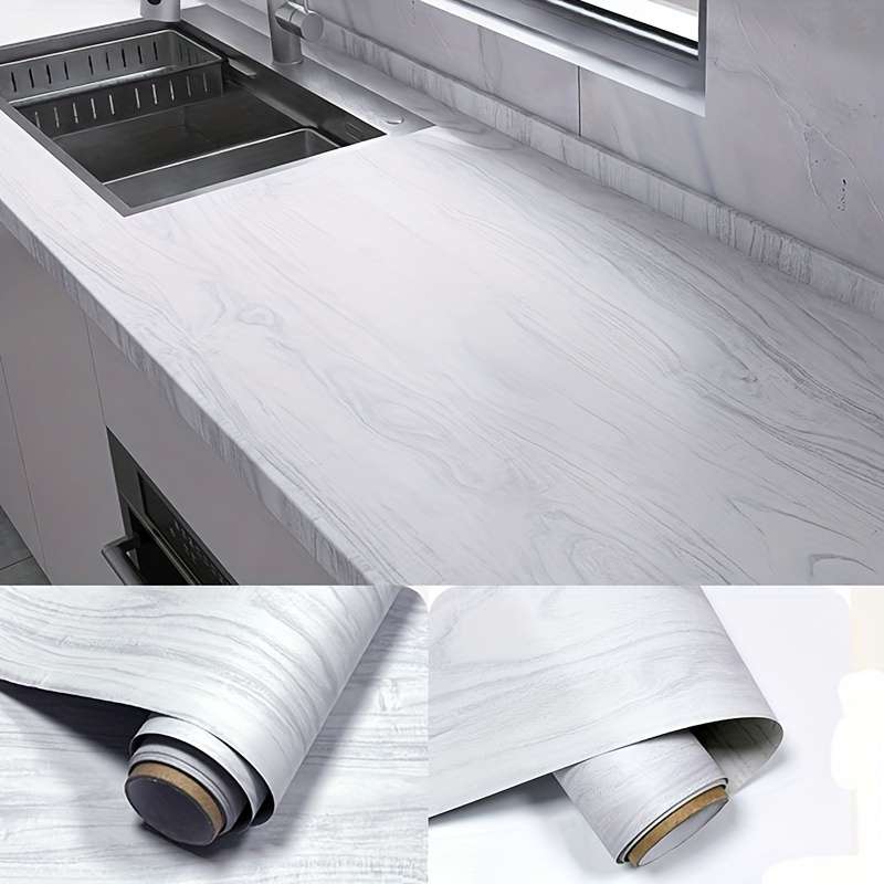 1PC Wall StickersGray Oak23.62X393.7in  60X1000.02cm