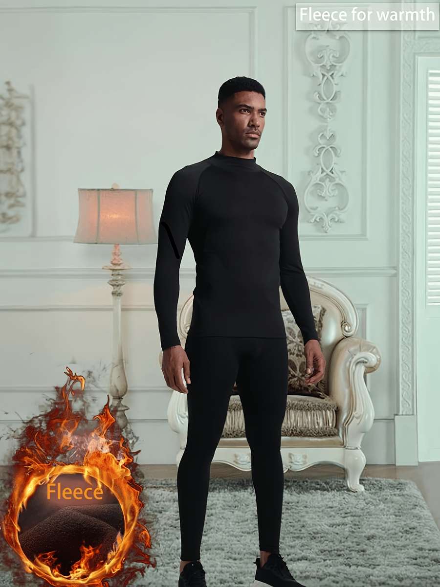 Thermal Underwear Color Black Sizexxl