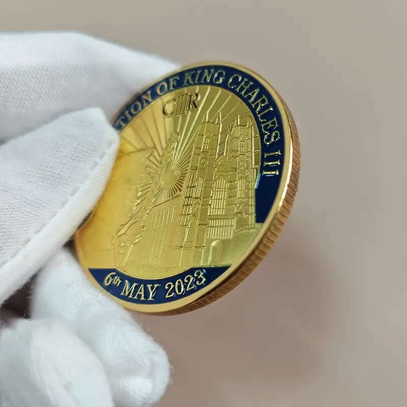 King Charles III 2023 Gold Commemorative Coin 40MM