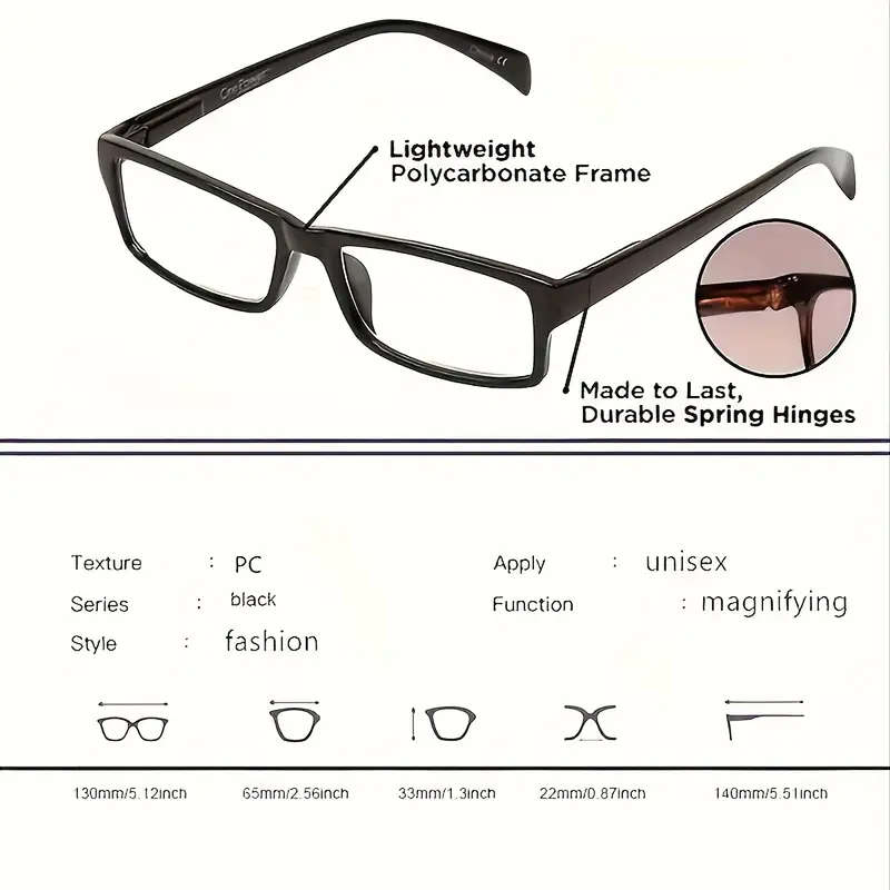 Auto Adjusting Optical Glasses Power Range 0.5X to 2.5X