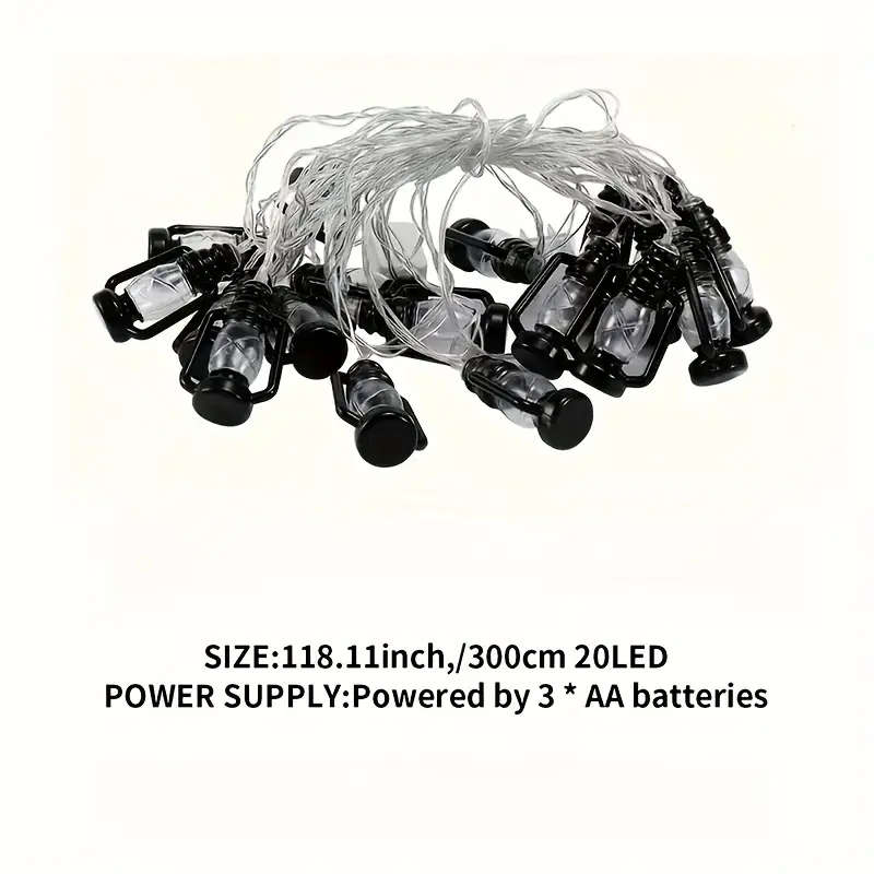 Retro LED Lantern String Lights