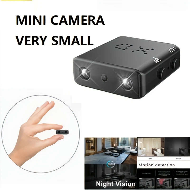 1pc Compact Video Recording Camera with Built-In Battery Suitable for Monitoring Home Security And F