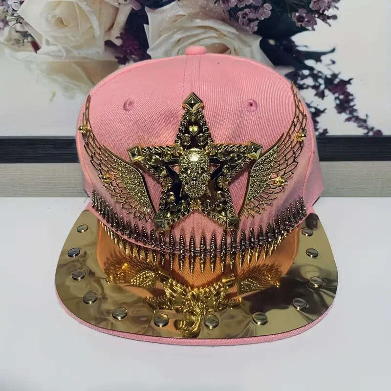 Hip-Hop Punk Rivet Baseball Cap