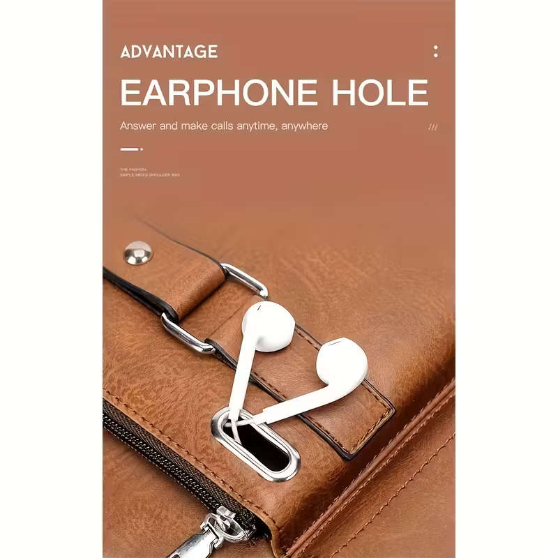 Professional Briefcase Handbag - Dark Brown