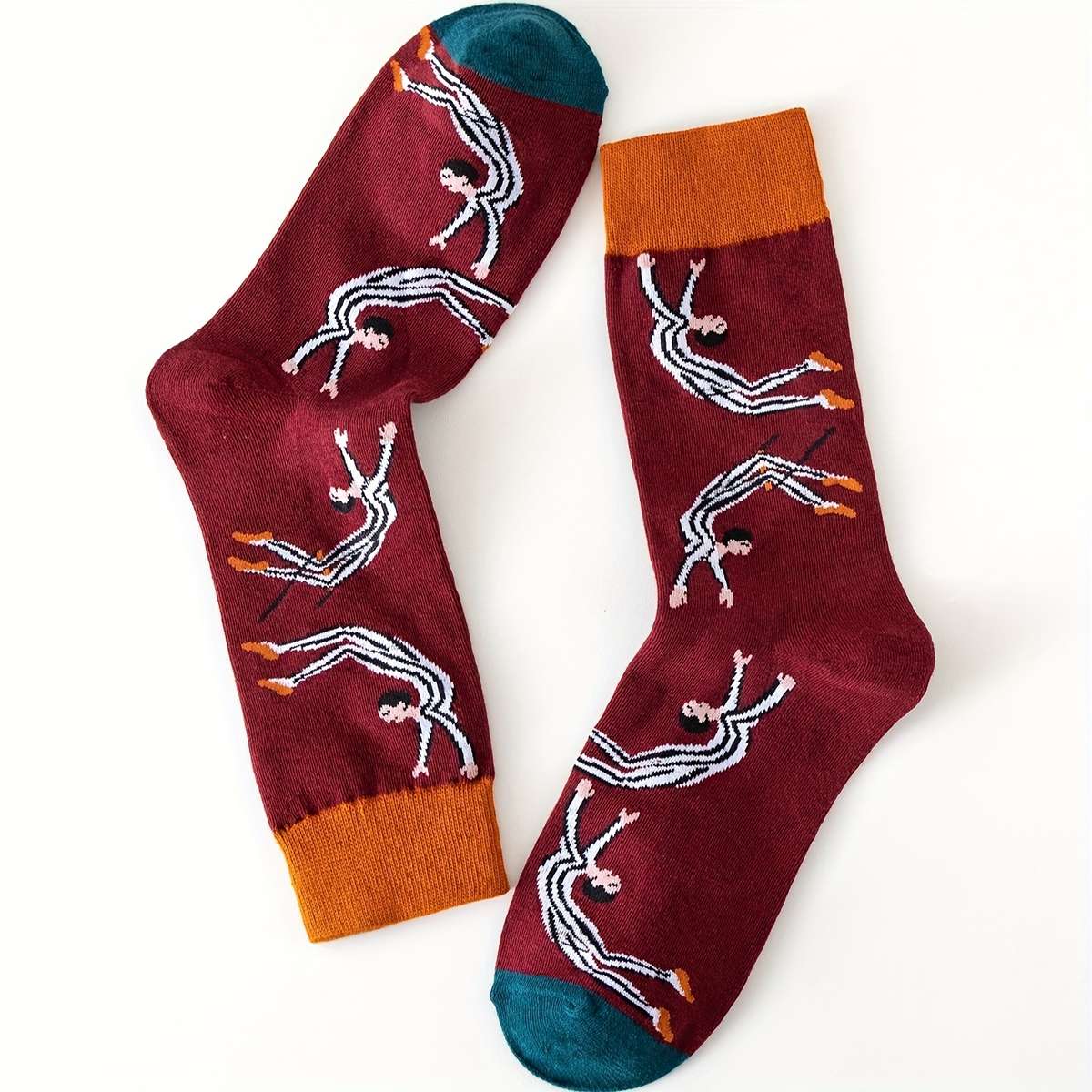 1 Pair Multicolor One Size Socks