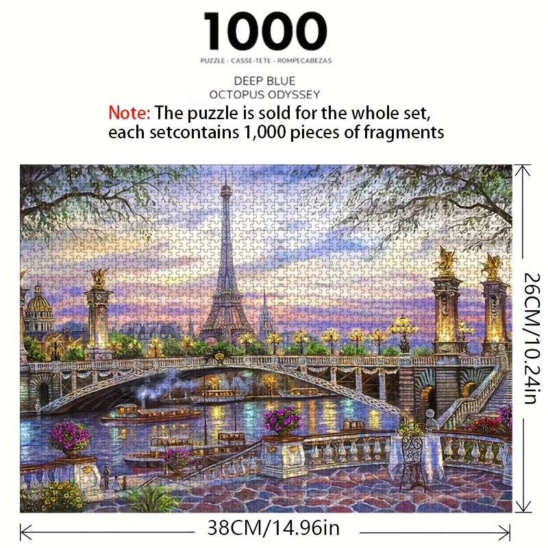 1000 Piece Paper Jigsaw Puzzle For Adults