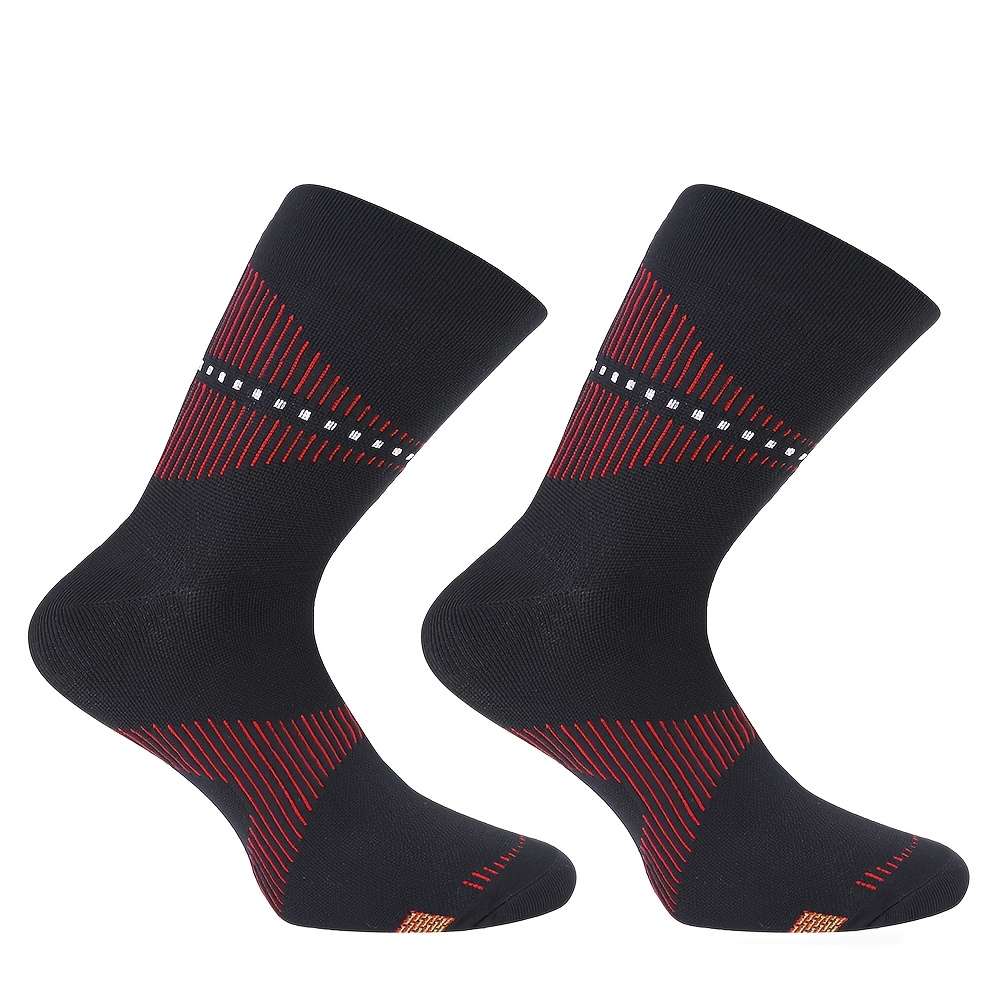 1 Pair Leopard White One Size Socks