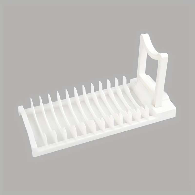 1pc Foldable Dish Rack   Space-Saving Plastic Kitchen Organizer for Countertops and Cabinets   Mult
