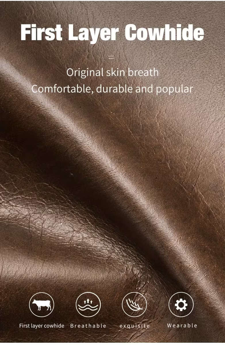 Genuine Bullcaptain Leather Wallet with Large Capacity And Multiple Card Slots