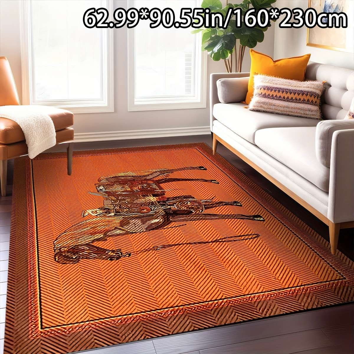 1Pc 70.86x98.42inch 180x250cm Floor Mat