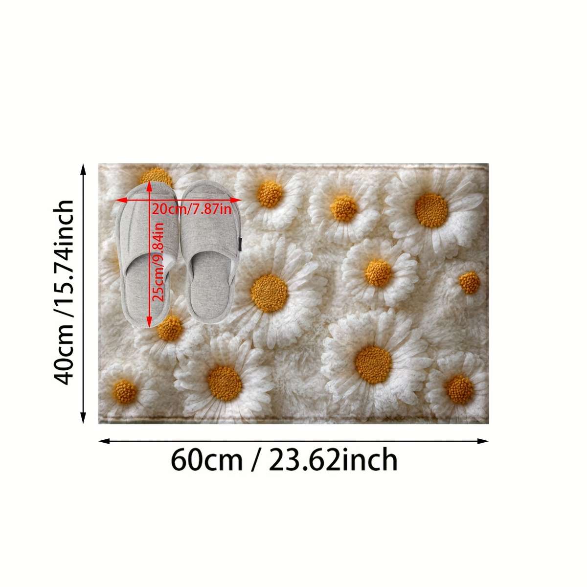 1Pc 90x60cm 35.4x23.6inch Floor Mat