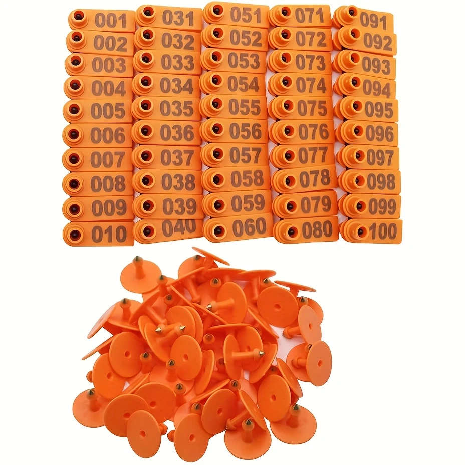 100pcs Goat Sheep Ear Tags
