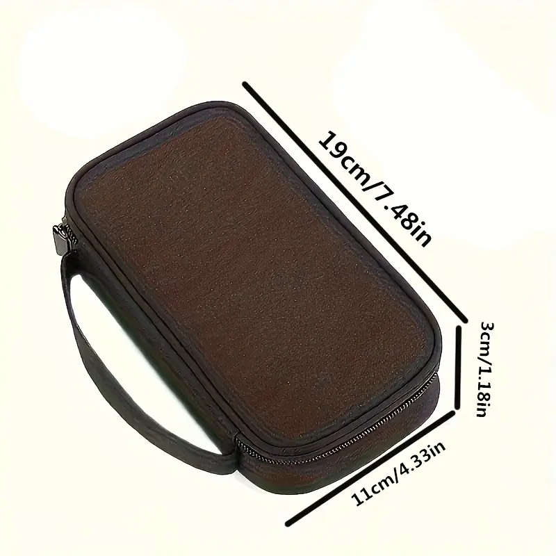 1pc Portable Electronics Organizer Bag Lightweight Travel Storage Pouch