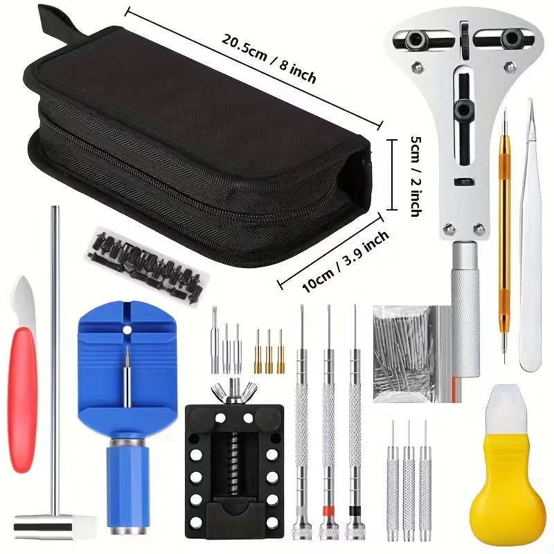147pcs Complete Watch Repair Tool Kit