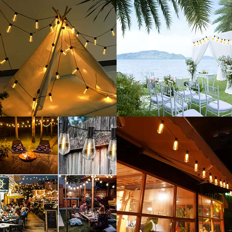 298.7 cm Papaya-Shaped LED String Light - 10 LED Beads