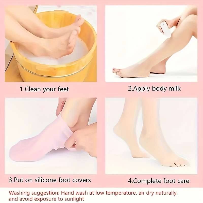 1 Pair White  Socks