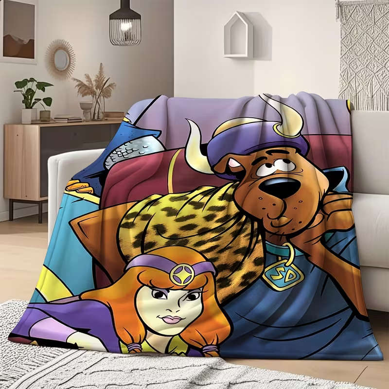 1 Scooby-Doo Plush Blanket 125*150CM
