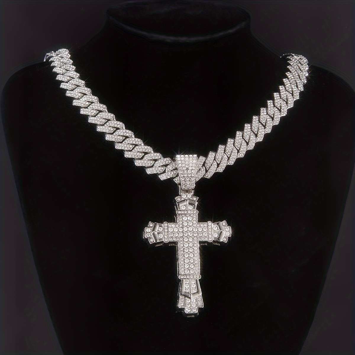 1 Piece Silvery Jesus Theme Pendant
