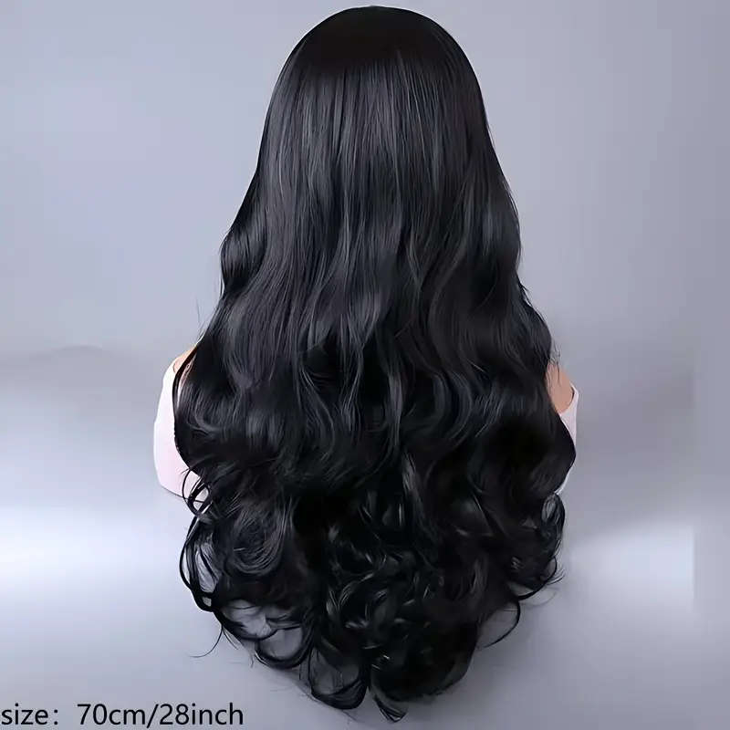 Braided Wig Elegant Long Curly Hair