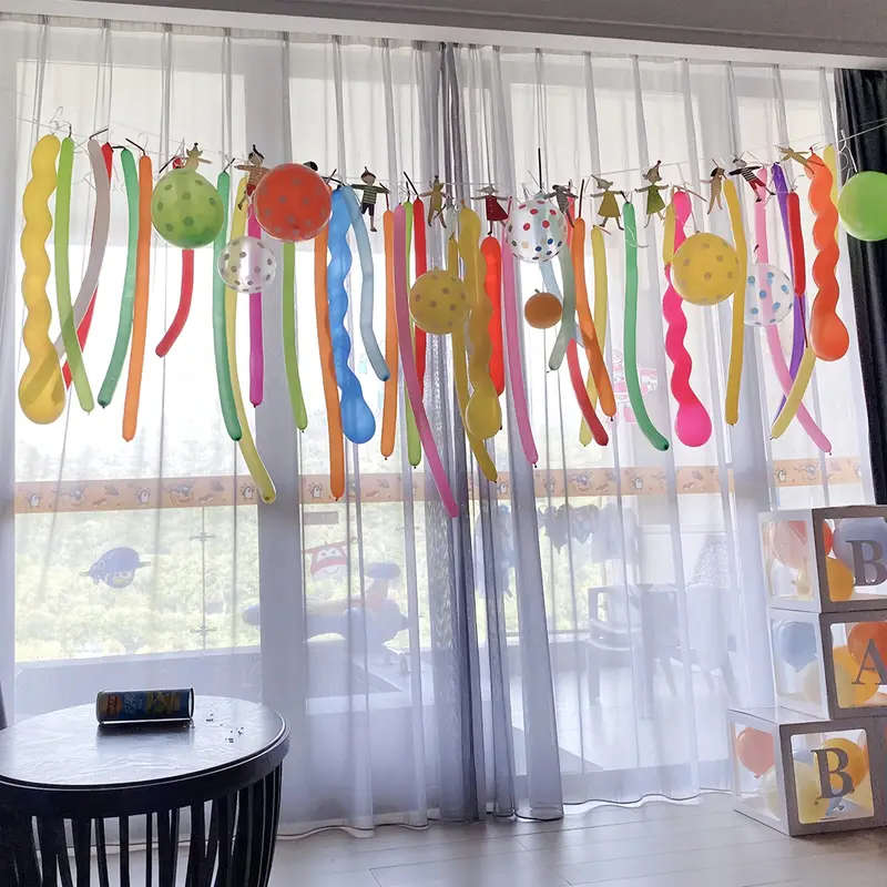 20pcs Twisted Spiral Latex Balloons