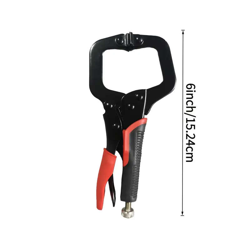 4-Piece 6-Inch Heavy Duty Carbon Steel C-Clamp Kit