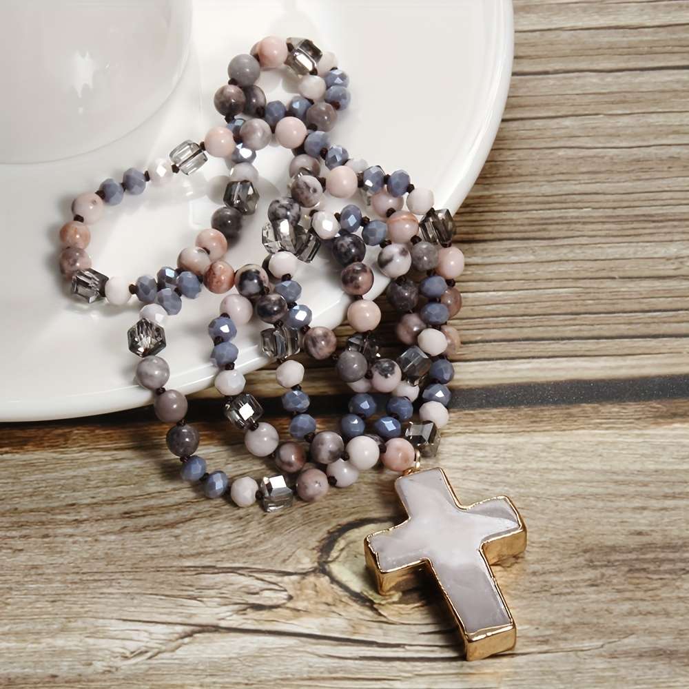 1 Piece Beige Jesus Theme Pendant