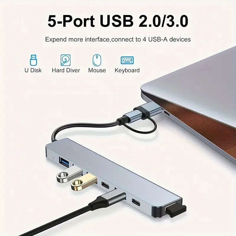 7-in-1 Hi-Speed USB 3.0 Data Transfer Adapter