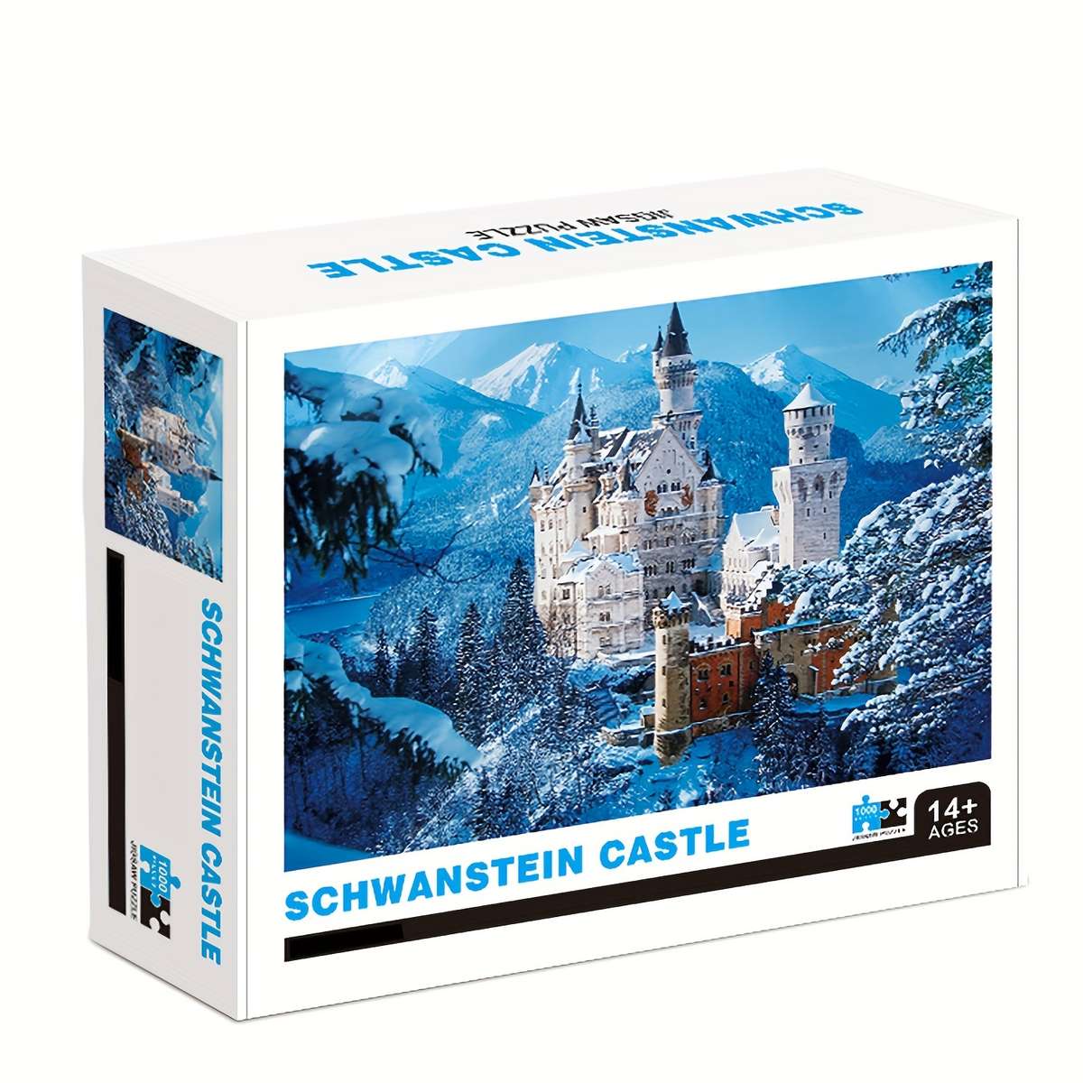 1000pcs Schwanstein Castle Puzzle Premium Quality Thick Durable Seamless Jigsaw
