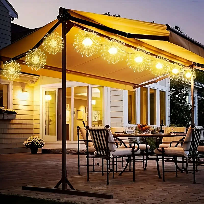 4 Strings Of Led Fireworks Colourful